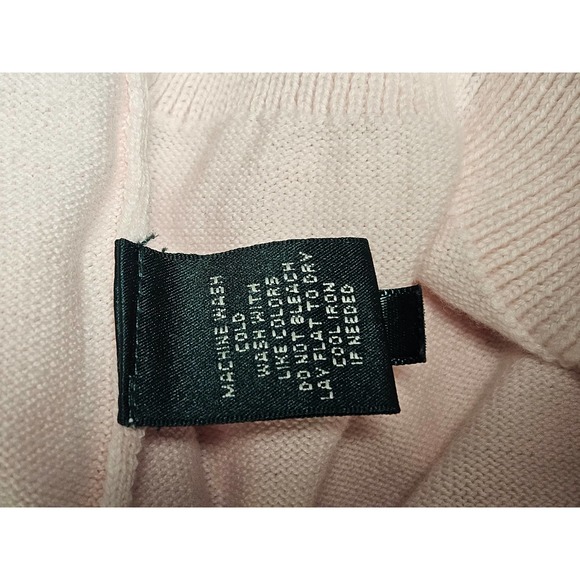 Light Pink Lauren Ralph Lauren Cotton Pullover Sweater - Picture 9 of 9